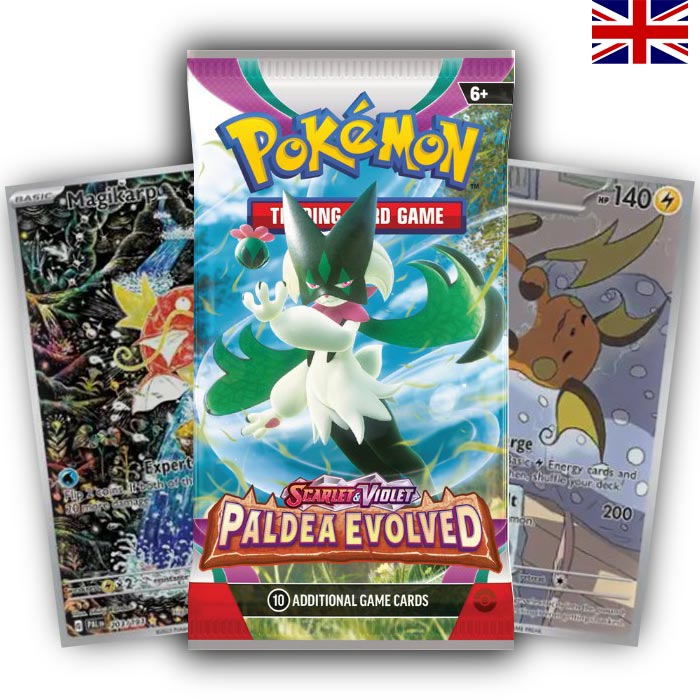 Scarlet & Violet - Paldea Evolved Booster - Englisch