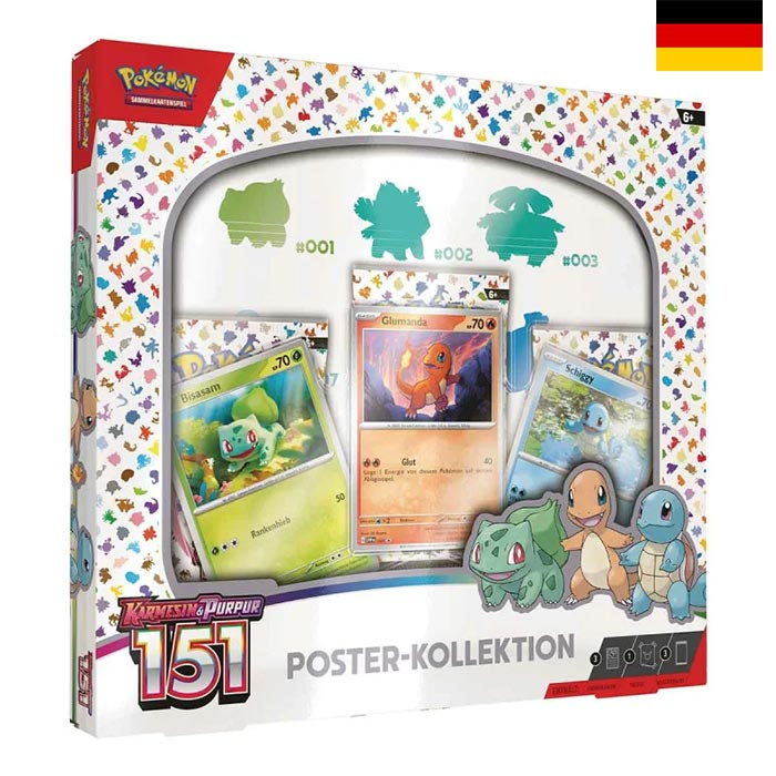 Karmesin & Purpur - Pokémon 151 Poster Box - Deutsch