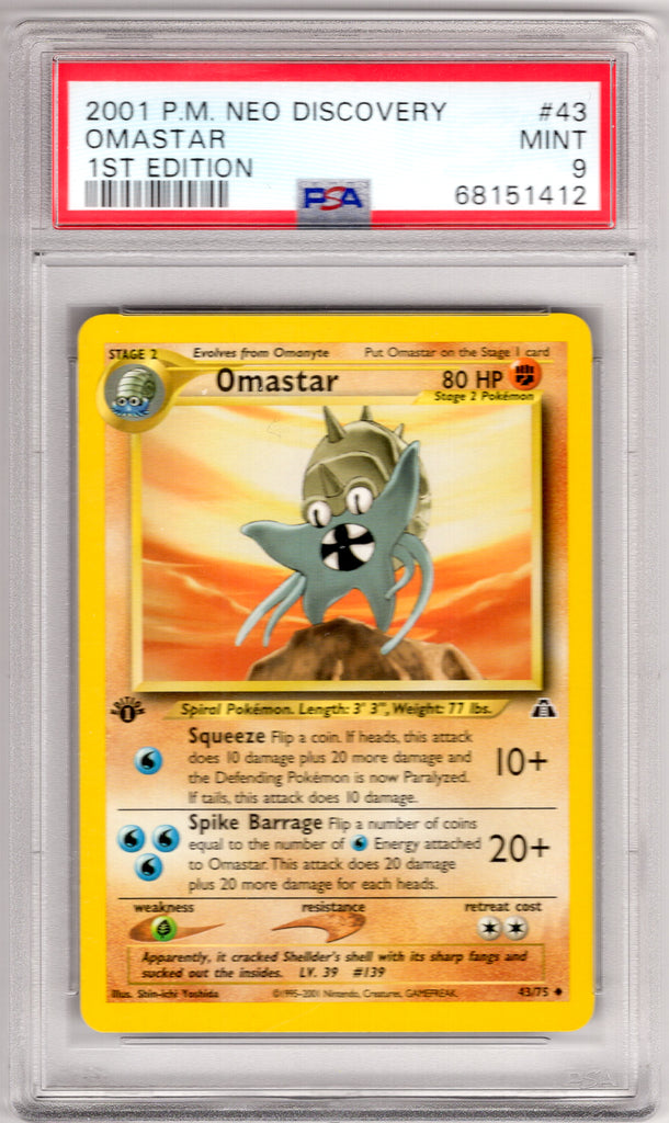 Omastar 2001 #43 PSA 9