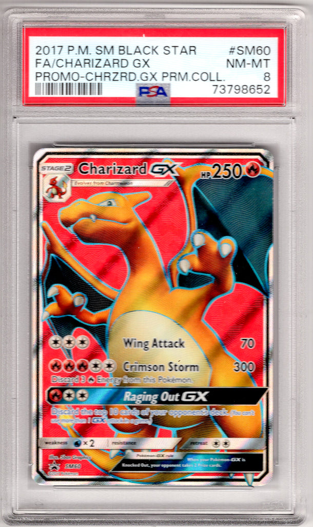 Charizard GX 2017 #SM60 PSA 8